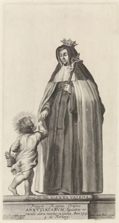 De heilige Johanna van Valois