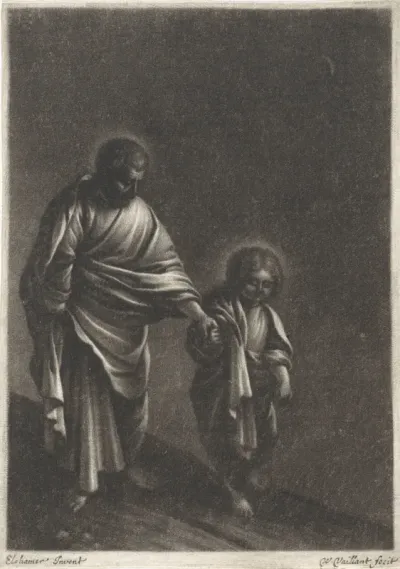 De heilige Jozef met het Christuskind