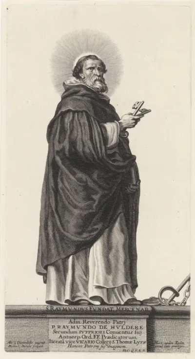 De heilige Raymundus van Peñafort