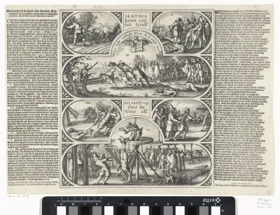 De herontdekking van de gestolen en begraven lichamen van Slatius, Coornwinder en Gerritsz, 1623