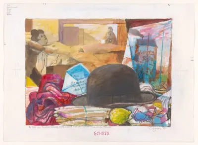 De hoed van Breitner (schets)