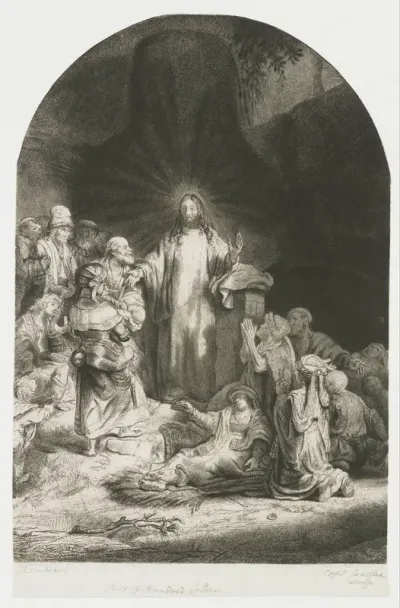 De Honderdguldenprent: de predikende Christus