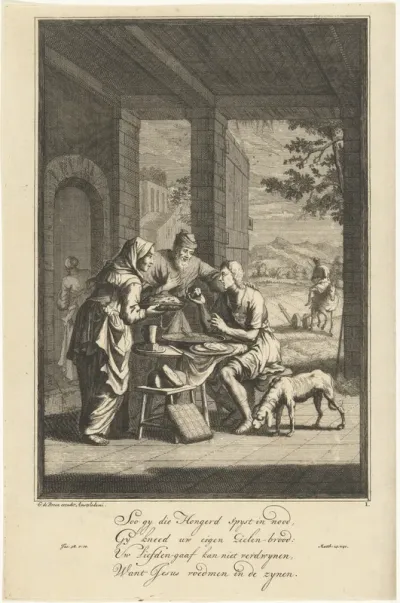 De hongerigen spijzigen
