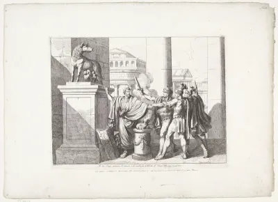 De Horatii zweren te strijden voor Rome