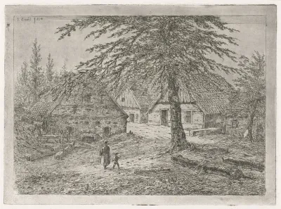 De houtzagerij te Bentheim