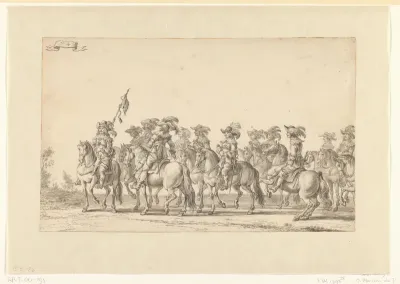 De intocht van Maria de' Medici te Amsterdam in 1638 (plaat 4)