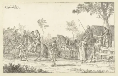 De intocht van Maria de' Medici te Amsterdam in 1638 (plaat 8)