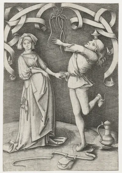 De jongleur en de vrouw