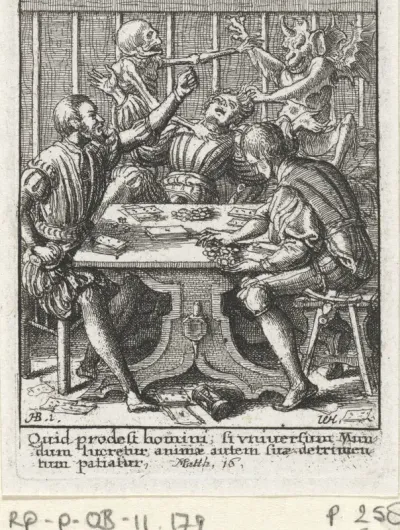 De kaartspeler en de Dood