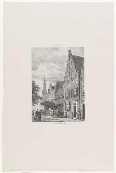 De kaasmarkt te Edam