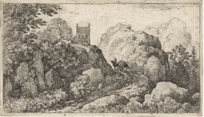 De kar in de bergpas