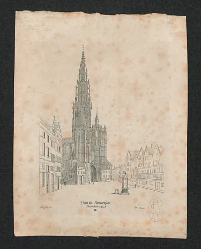 De kathedraal van Antwerpen
