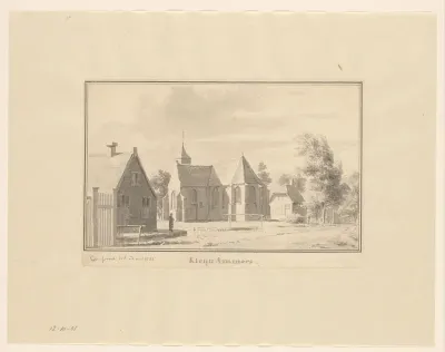 De kerk in Ammerstol of Klein Ammers