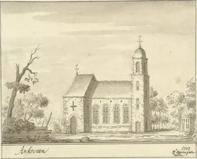 De kerk te Ankeveen