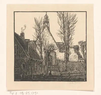 De kerk te Bergen
