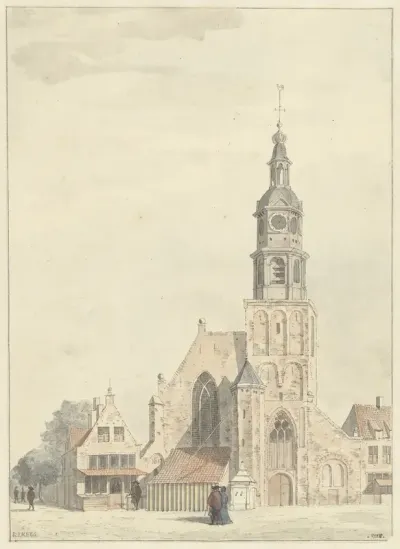 De kerk te Buren