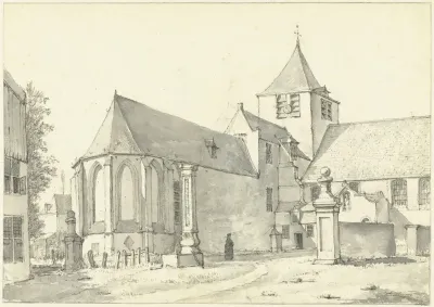 De kerk te Laeken bij Brussel