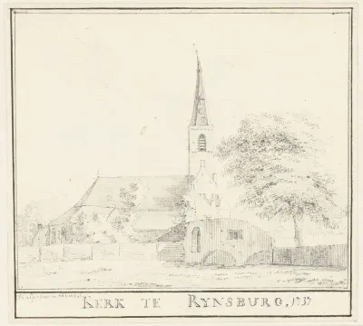 De kerk te Rijnsburg
