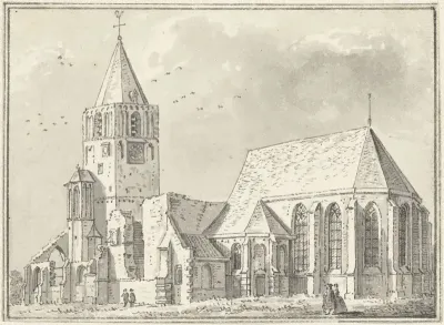 De kerk te Warmond