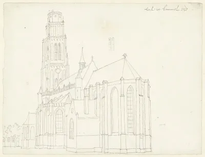 De kerk te Zaltbommel, Gelderland