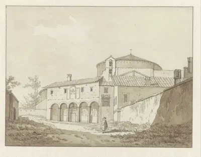 De kerk van S.Stefano Rotondo in Rome