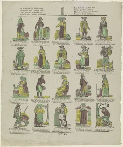 De kleederen der Nederlanden / Verschillen veel in iedre stand [(...)]