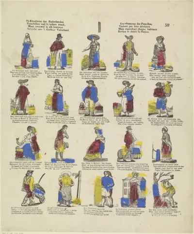De kleederen der Nederlanden / Verschillen veel in iedren stand [(...)]
