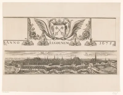 De Kleine Hagen (blad met deel boven- en onderkant van rand)