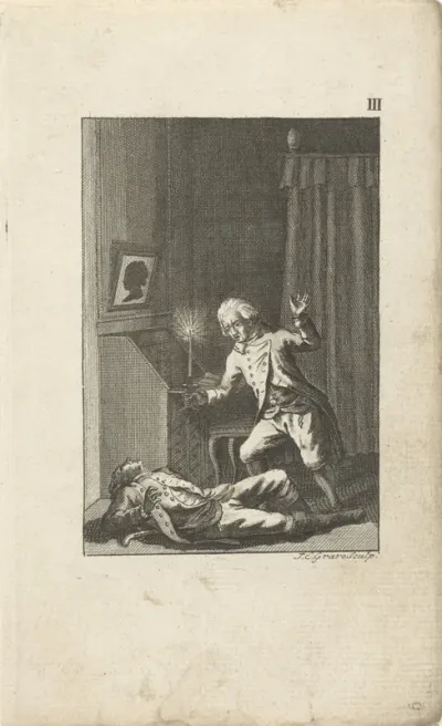 De knecht vindt de stervende Werther