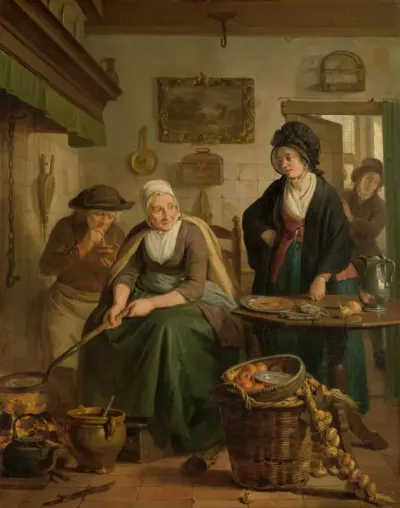 De koekenbakster