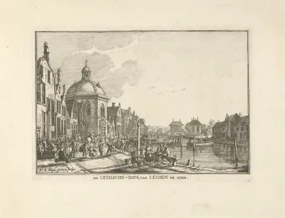 De kom in de trekvaart tussen Den Haag en Leiden in Leidschendam