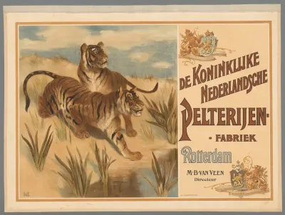 De koninklijke Nederlandsche pelterijenfabriek. Rotterdam. M.B. Veen directeur