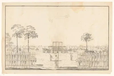 De kraton te Djocja (Mataram)