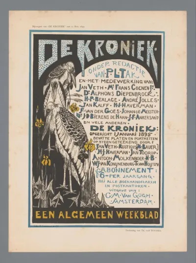 De Kroniek / Een Algemeen Weekblad / onder redactie van P.L. Tak en met medewerking van (...)