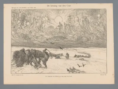 De kroning van den Czar
