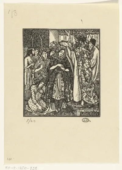 De kroning van Esther