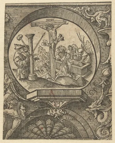 De kruisiging en de graflegging van Christus