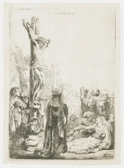 De kruisiging: kleine plaat