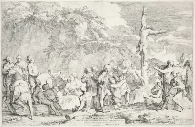 De kruisiging van Polycrates