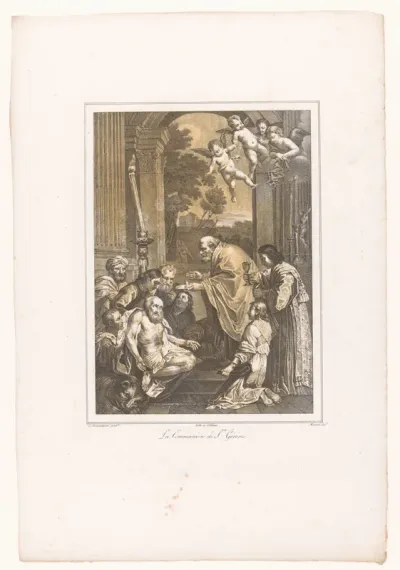 De laatste communie van Sint-Hieronymus