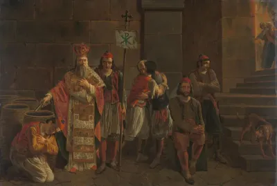 De laatste verdedigers van Missolonghi, 22 april 1826: episode uit de Griekse vrijheidsoorlog