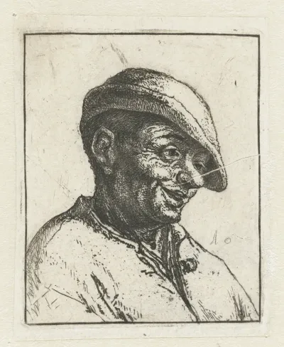 De lachende boer
