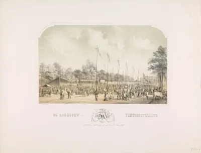 De Landbouw-Tentoonstelling gehouden te Leeuwarden op den 24 en 25 Junij 1863