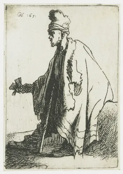 De lepralijder (‘Lazarus Klep’)