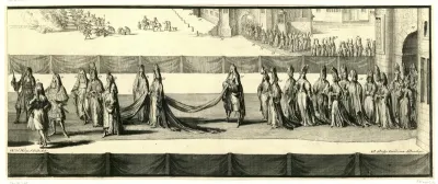 De lijkstatie van de koningin, derde deel, tweede helft, 1695