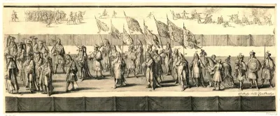 De lijkstatie van de koningin, tweede deel, tweede helft, 1695