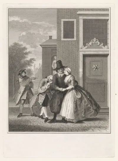 De listige vrijster of de verschalkte voogd