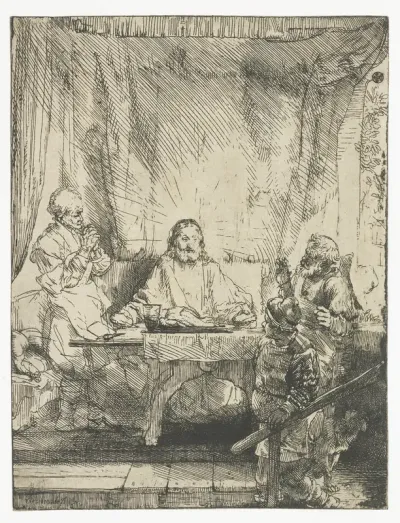 De maaltijd in Emmaus
