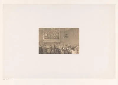 De maaltijd in het 't nieuwe Stadhuis, op den 29n julij 1655