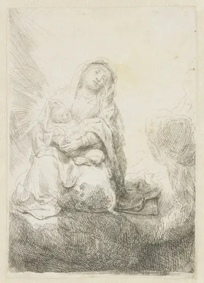 De Madonna in de wolken